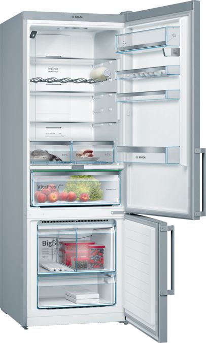 Series 6 Free-standing fridge-freezer with freezer at bottom 193 x 70 cm Brushed steel anti-fingerprint KGN56HI3P KGN56HI3P-2