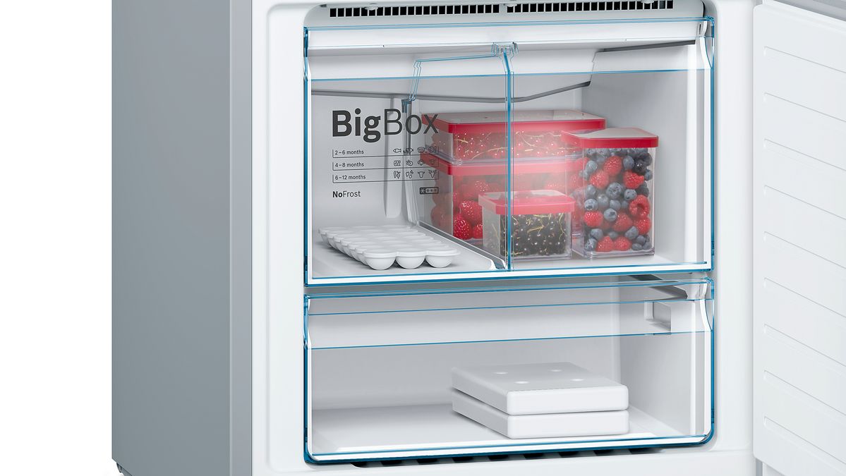 Series 6 Free-standing fridge-freezer with freezer at bottom 193 x 70 cm Brushed steel anti-fingerprint KGN56HI3P KGN56HI3P-5
