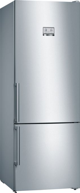 Serie | 6 Voľne stojaca chladnička s mrazničkou dole 193 x 70 cm Nerez s povrchom AntiFingerPrint KGN56HI3P KGN56HI3P-1