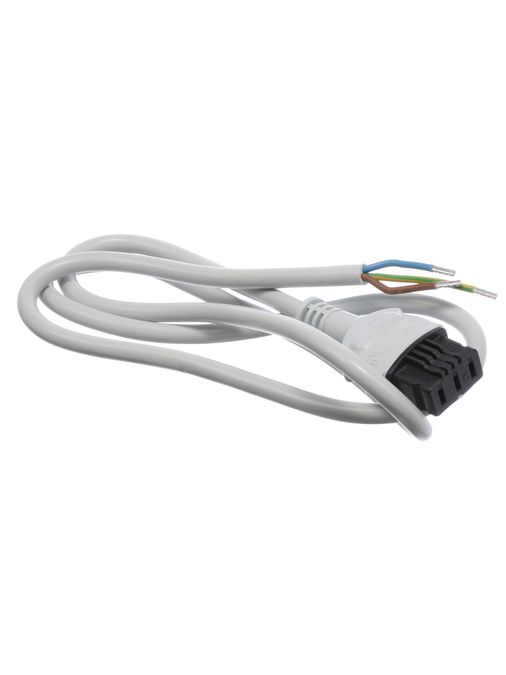 Cable de conexión H05VV-F 3G1,5, sin enchufe, 16A, 1200 mm, en todo el mundo excepto China, Pieza de recambio idéntica con longitud de 3 m: 12012205 00754544 00754544-1
