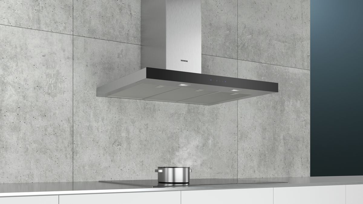 iQ300 Vägghängd köksfläkt 90 cm Rostfritt stål LC96BFM50 LC96BFM50-4