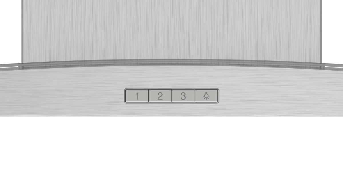 Series 2 Wall-mounted cooker hood 90 cm clear glass DWA94BC50B DWA94BC50B-2