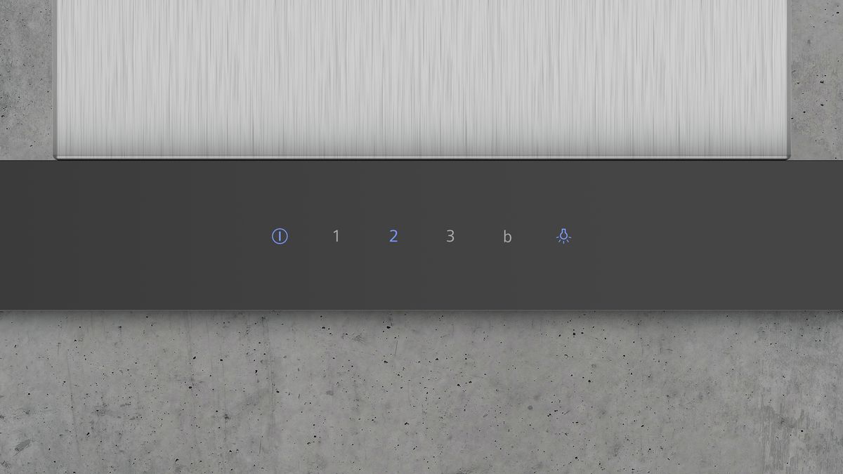 iQ300 Vägghängd köksfläkt 90 cm Rostfritt stål LC96BFM50 LC96BFM50-2