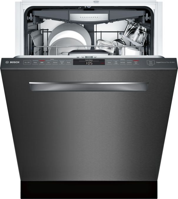 Série 800 Lave-vaisselle sous plan 24'' Acier inoxydable noir SHPM78W54N SHPM78W54N-2