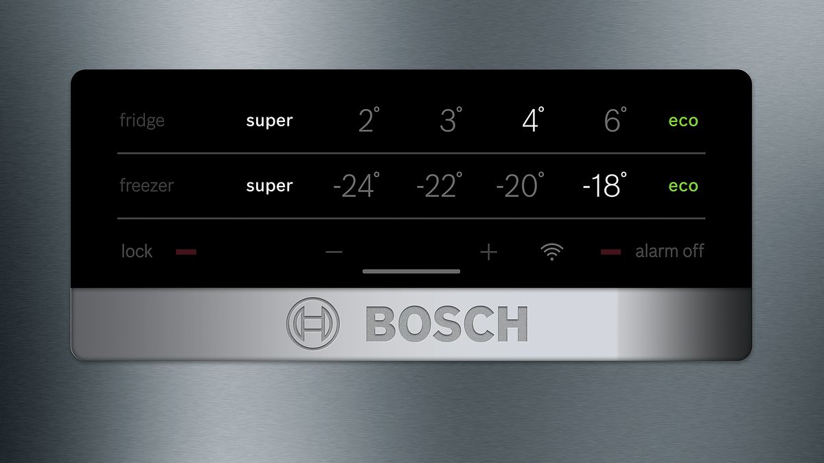 Series 4 free-standing fridge-freezer with freezer at bottom 186 x 70 cm Stainless steel look KGN46XL40I KGN46XL40I-3