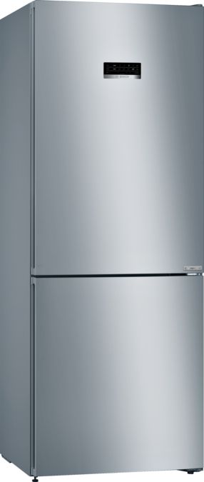 Series 4 free-standing fridge-freezer with freezer at bottom 186 x 70 cm Stainless steel look KGN46XL40I KGN46XL40I-1