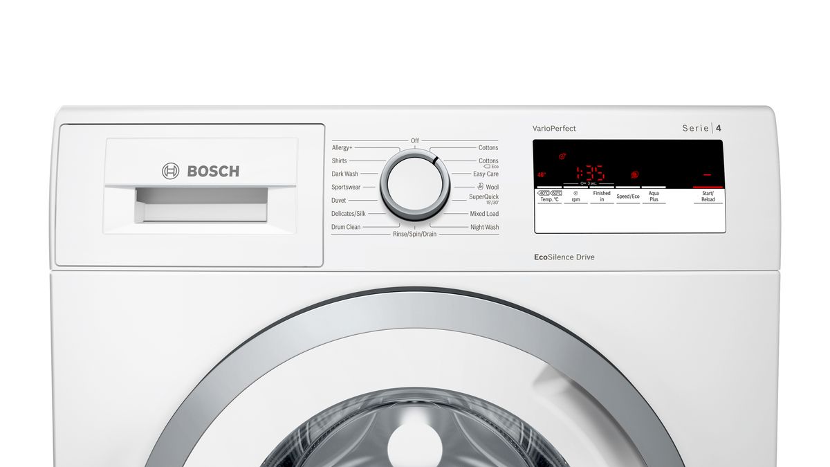 Serie | 4 Washing machine, front loader 8 kg 1200 rpm WAN24108GB WAN24108GB-2