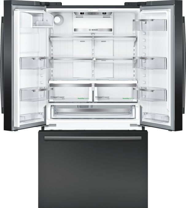 800 Series French Door Bottom Mount Refrigerator 36'' Black B21CT80SNB B21CT80SNB-12