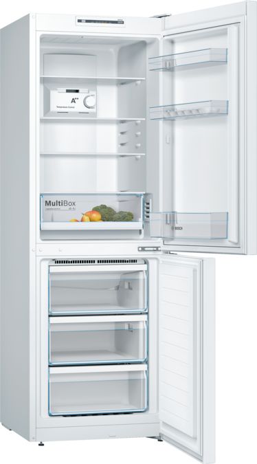 Serie | 2 Free-standing fridge-freezer with freezer at bottom 176 x 60 cm White KGN33NW3AG KGN33NW3AG-2
