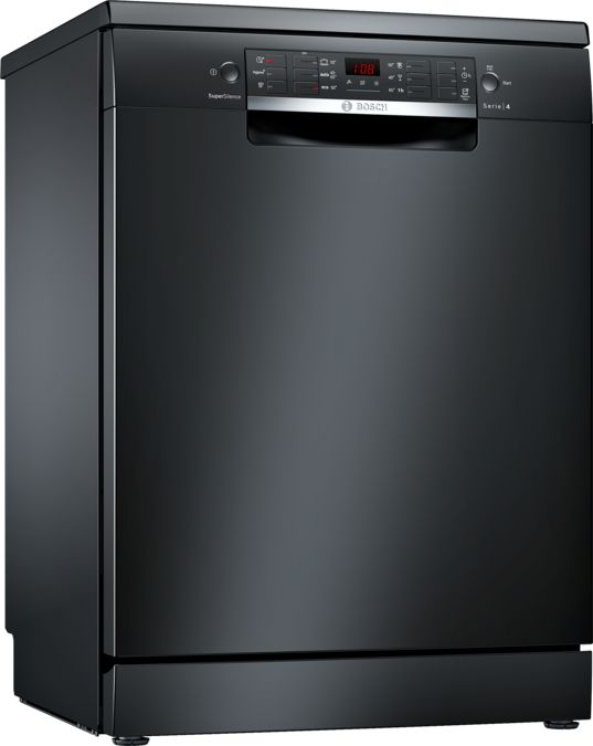 Série 4 Lave-vaisselle pose-libre 60 cm Noir SMS46IB17E SMS46IB17E-1