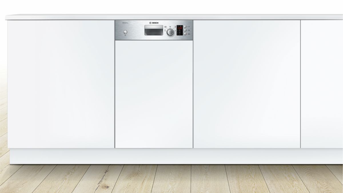 Serie | 4 Semi-integrated dishwasher 45 cm Stainless steel SPI50E95EU SPI50E95EU-2