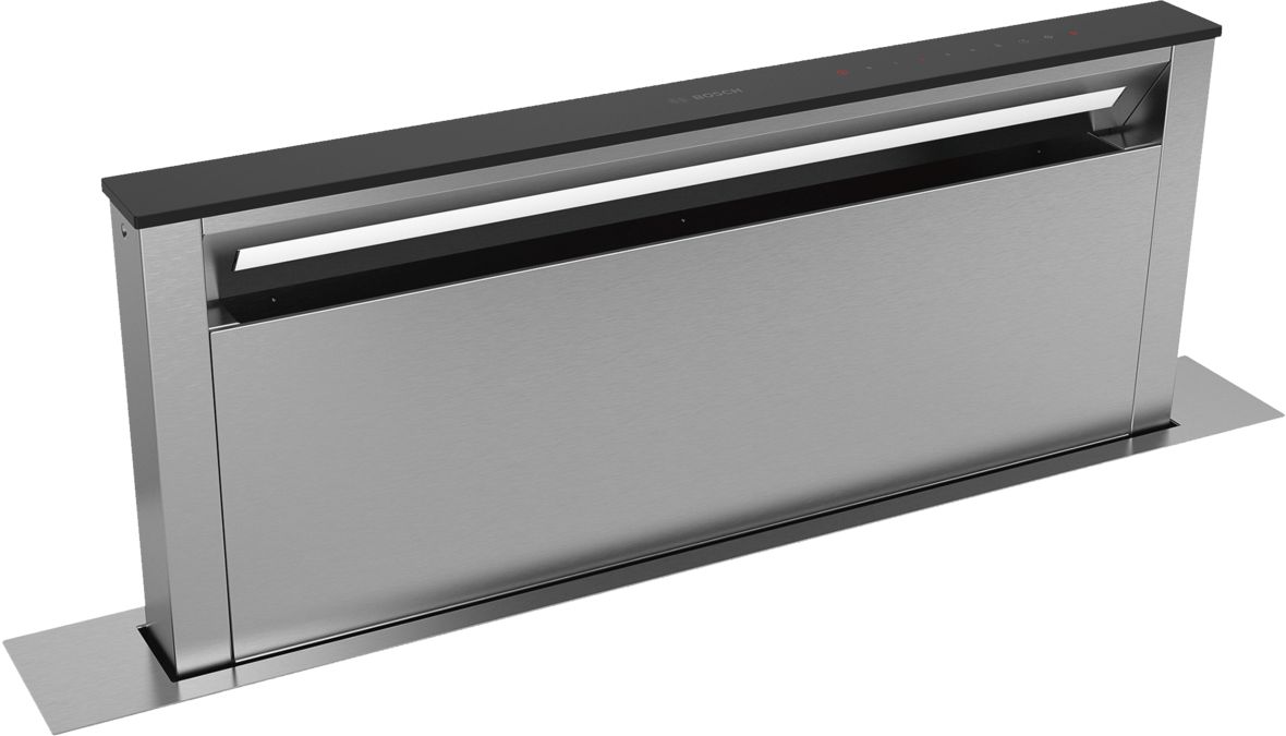 Serie 6 Tischlüfter 90 cm Klarglas schwarz bedruckt DDD96AM60 DDD96AM60-1