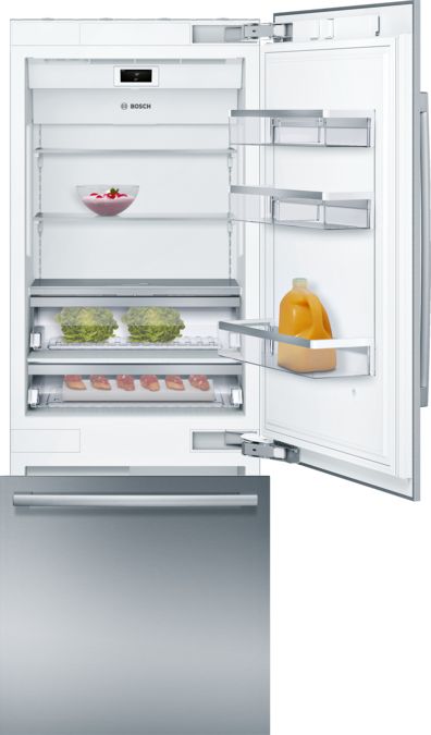 Benchmark® Built-in Bottom Freezer Refrigerator 30'' flat hinge B30BB930SS B30BB930SS-1