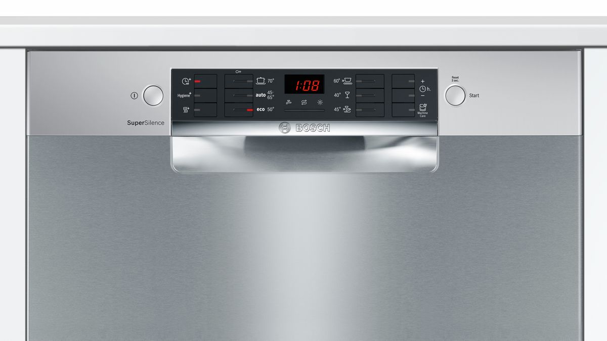 Serie | 4 Opvaskemaskine til underbygning 60 cm stål SMU46FI00S SMU46FI00S-4