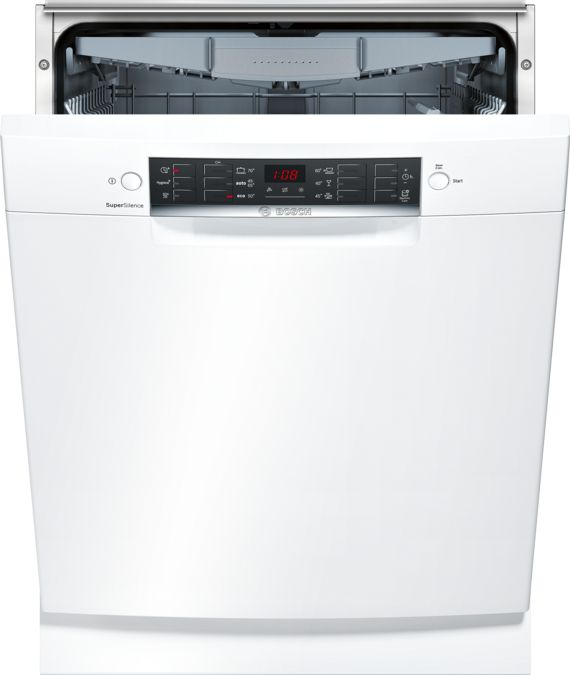 Serie | 4 Opvaskemaskine til underbygning 60 cm hvid SMU46FW00S SMU46FW00S-1