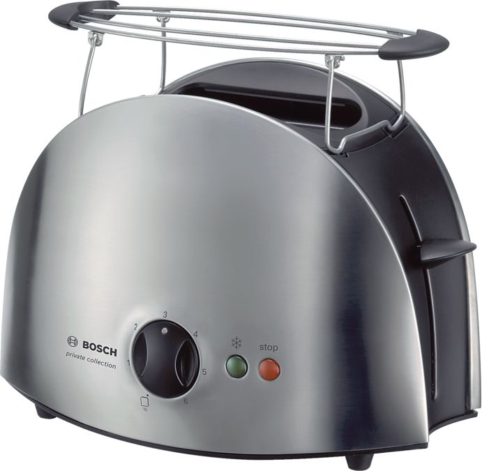 Stainless steel Compact toaster 2/2 electronic 