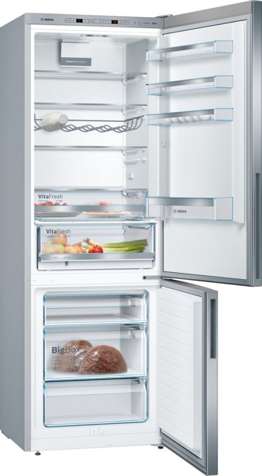 Serie | 4 Free-standing fridge-freezer with freezer at bottom 201 x 70 cm Inox-easyclean KGE49VI4AG KGE49VI4AG-2