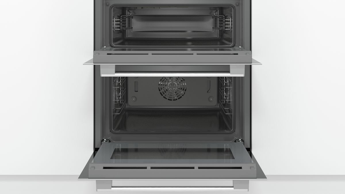 Serie | 4 Built-under double oven White NBS533BW0B NBS533BW0B-3