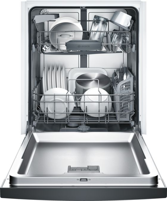 100 Series built-under dishwasher 24'' Black SHEM3AY56N SHEM3AY56N-3
