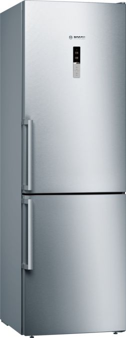 Serie | 6 Freistehende Kühl-Gefrier-Kombination mit Gefrierbereich unten 186 x 60 cm Edelstahl (mit Antifingerprint) KGN36XI45 KGN36XI45-8
