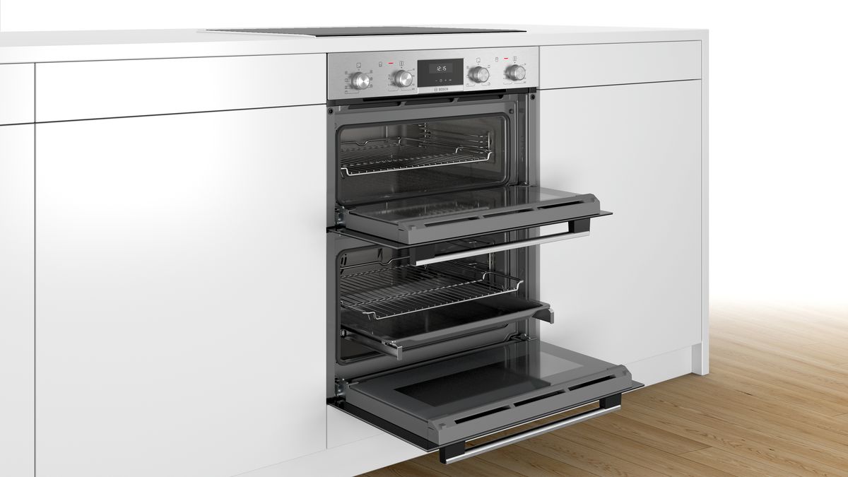 Serie | 6 Built-under double oven Stainless steel NBA5350S0B NBA5350S0B-4