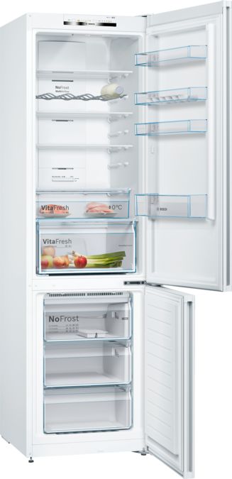 Series 4 Free-standing fridge-freezer with freezer at bottom 203 x 60 cm White KGN39VWEAG KGN39VWEAG-3