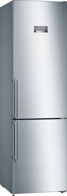 Série 4 Réfrigérateur combiné pose-libre 203 x 60 cm Inox anti trace de doigts KGN397IER KGN397IER-1
