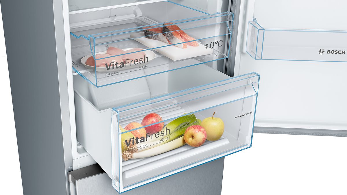 Series 4 Free-standing fridge-freezer with freezer at bottom 203 x 60 cm Inox-look KGN39VLEAG KGN39VLEAG-6