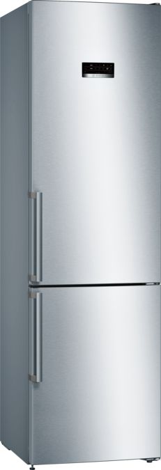 Séria 4 Voľne stojaca chladnička s mrazničkou dole 203 x 60 cm Nerez s povrchom AntiFingerPrint KGN393IEP KGN393IEP-1