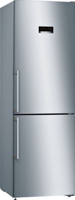 Series 4 Free-standing fridge-freezer with freezer at bottom 186 x 60 cm Stainless steel look KGN36XLER KGN36XLER-1