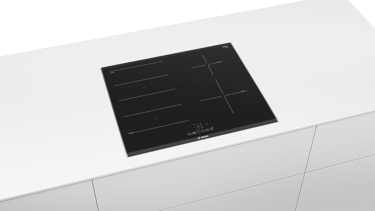 Series 4 Flex induction hob 60 cm Black, surface mount with frame PXE675BB1E PXE675BB1E-4
