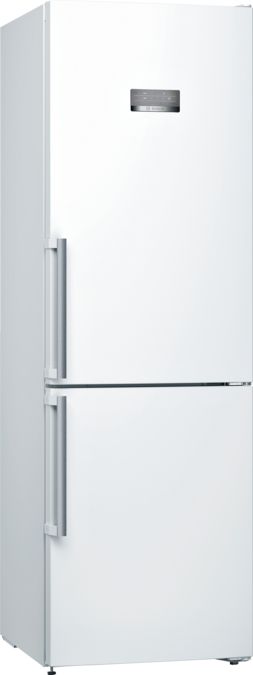 Serie 4 Szabadonálló, alulfagyasztós hűtő-fagyasztó kombináció 186 x 60 cm Fehér KGN367WEQ KGN367WEQ-1