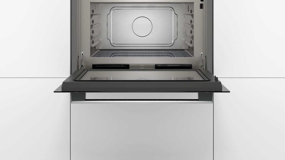 Series 6 Built-in compact microwave with steam function 60 x 45 cm Stainless steel COA565GS0 COA565GS0-3