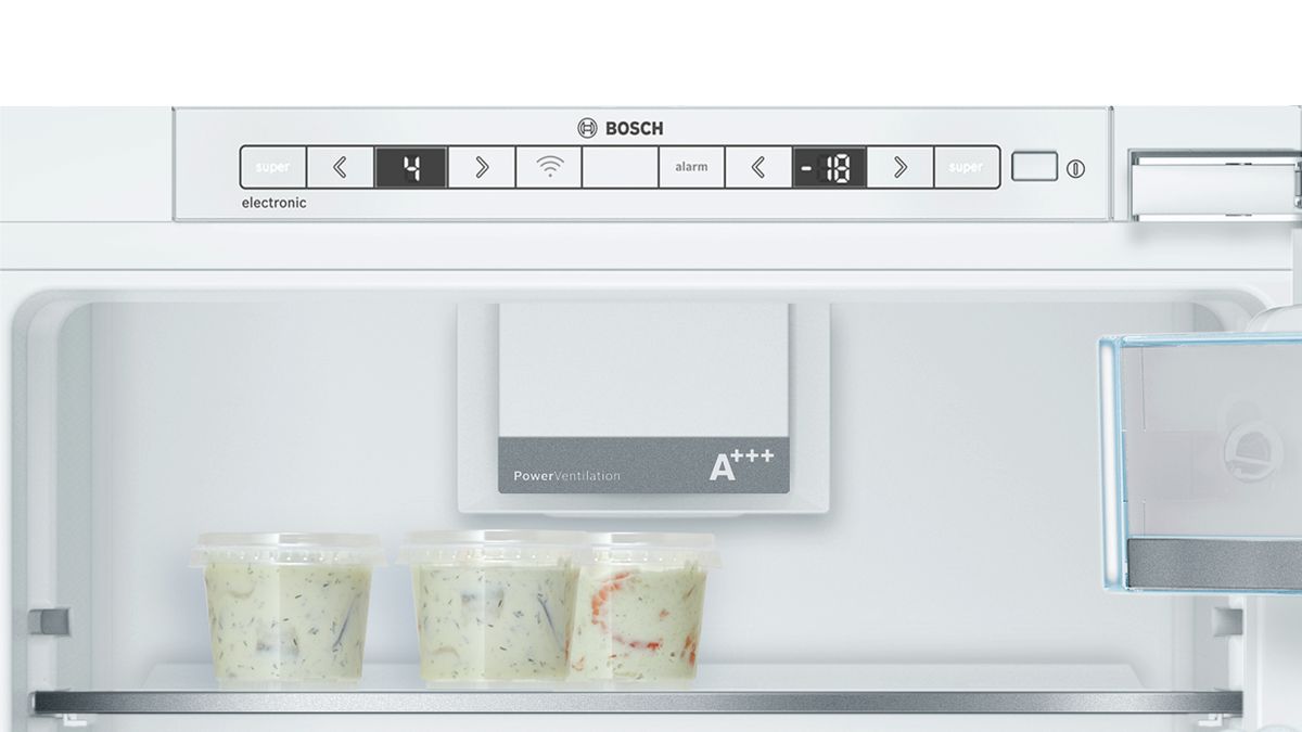 Serie | 6 Réfrigérateur-congélateur intégrable avec compartiment congélation en bas 177.2 x 55.8 cm soft close flat hinge KIS86HD40 KIS86HD40-3