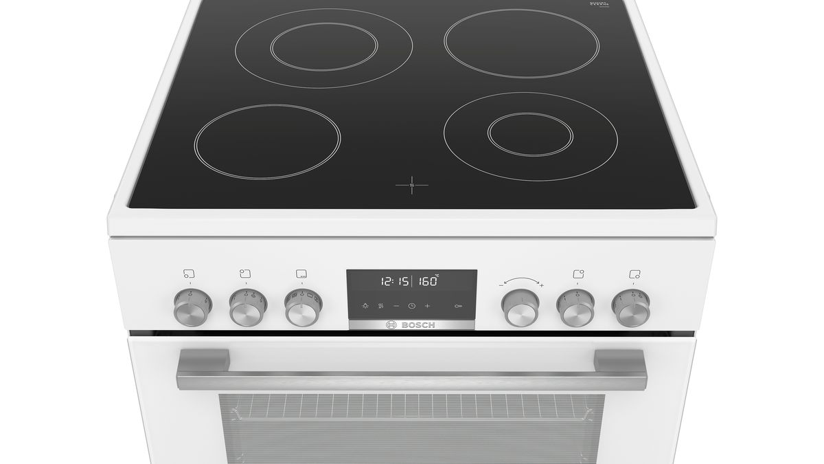 Serie 6 Cucina a libero posizionamento elettrica Bianco HKS79R220 HKS79R220-2