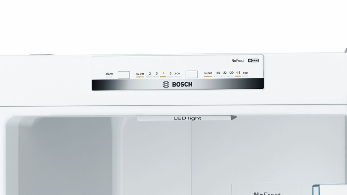 Serie | 4 Free-standing fridge-freezer with freezer at bottom 203 x 60 cm Inox-look KGN39VL3AG KGN39VL3AG-3