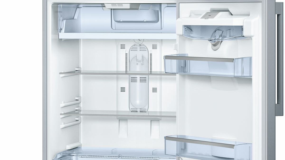 Serie | 4 free-standing fridge-freezer with freezer at top KDN42BL121 KDN42BL121-2