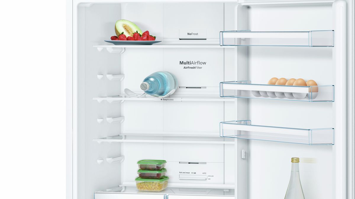 Serie | 4 Free-standing fridge-freezer with freezer at bottom 203 x 70 cm White KGN49XW30 KGN49XW30-4