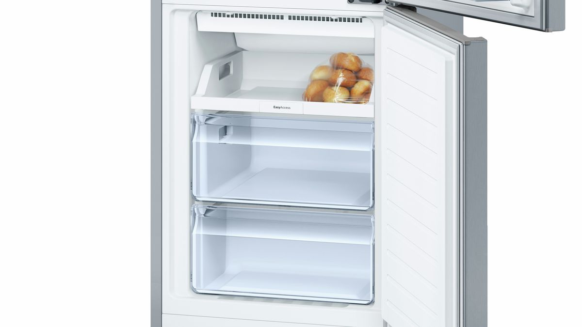 Serie | 2 Free-standing fridge-freezer with freezer at bottom 176 x 60 cm Inox-look KGN33NL20G KGN33NL20G-5