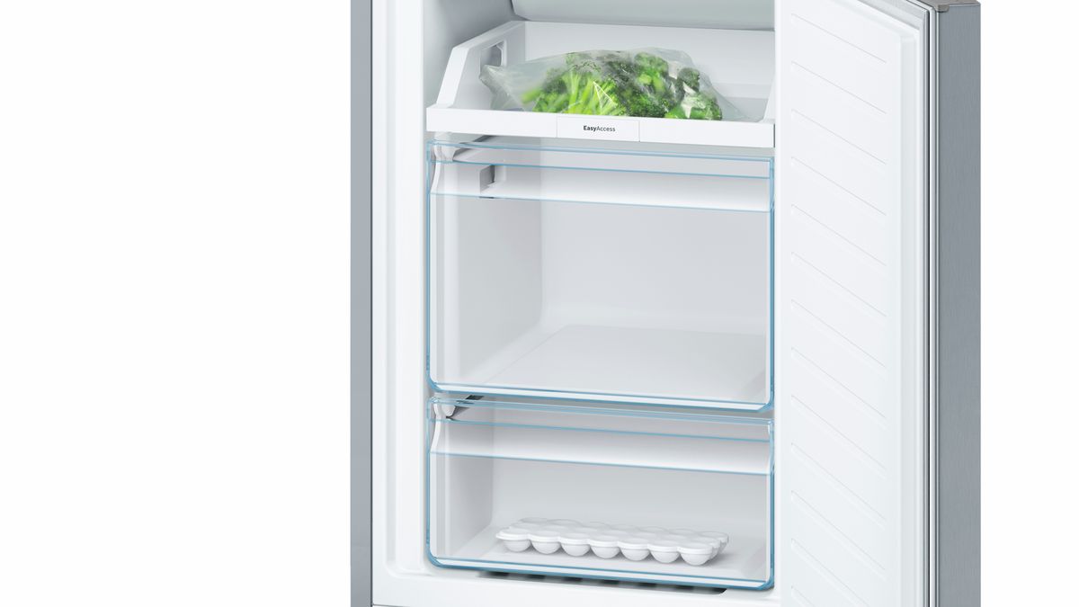 Series 2 Free-standing fridge-freezer with freezer at bottom 186 x 60 cm Stainless steel look KGN34NL30G KGN34NL30G-4