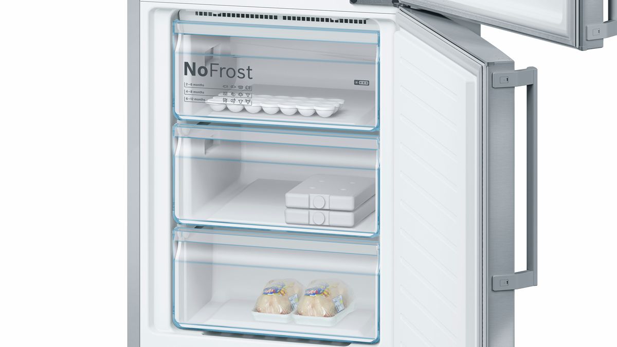 Serie | 6 Frigo-congelatore combinato da libero posizionamento 203 x 60 cm Stainless steel (with anti-fingerprint) KGN39AI45 KGN39AI45-4