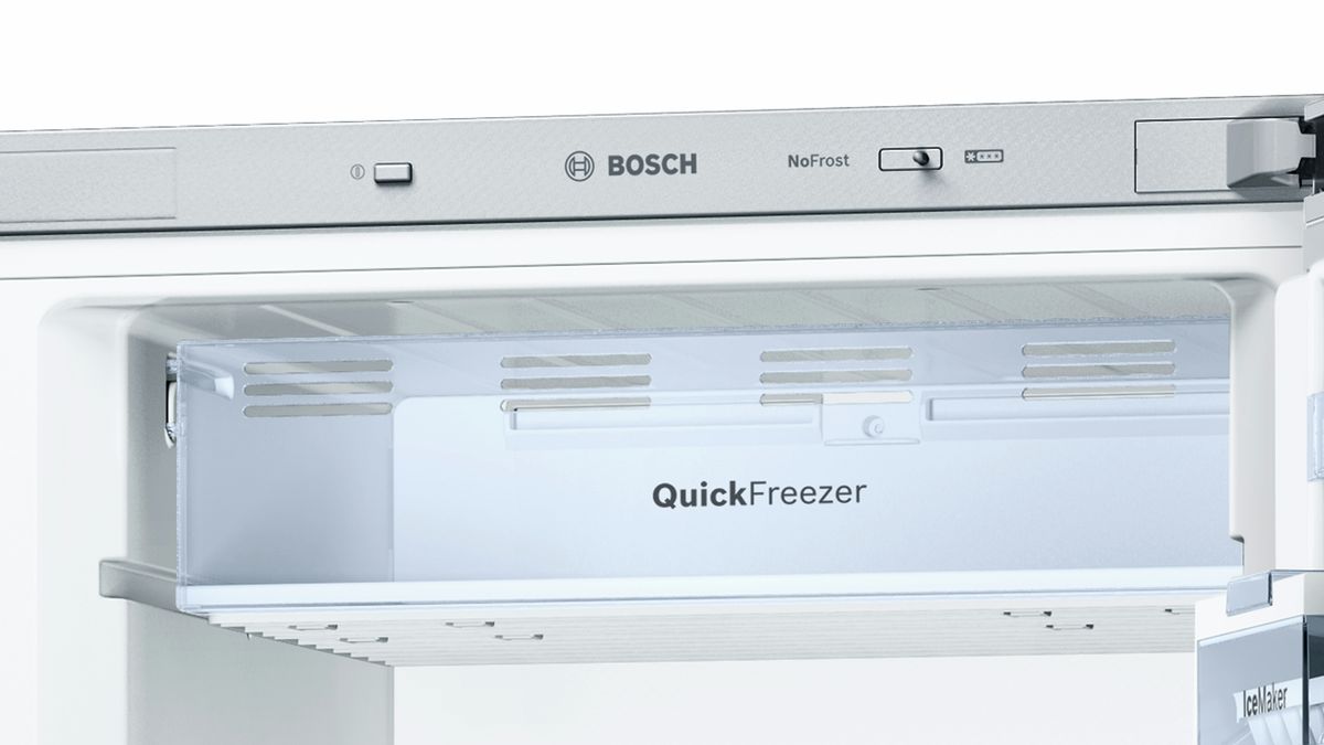 Series 6 Free-standing fridge-freezer with freezer at top 186 x 70 cm Stainless steel (with anti-fingerprint) KDD56PI304 KDD56PI304-2