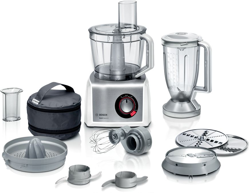 Food processor MultiTalent 8 1200 W White, Brushed stainless steel MC812S734G MC812S734G-1