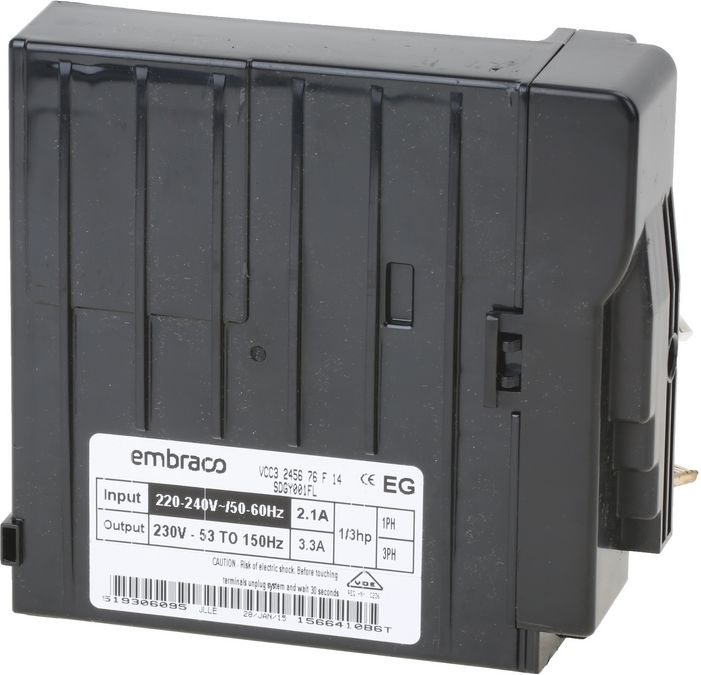 Inverter E-box Embraco VEGZ7H attached X11 00650630 00650630-2