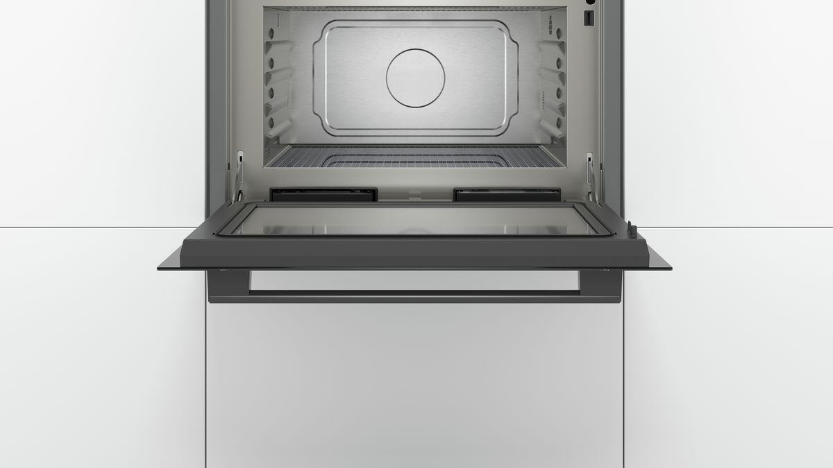 Serie | 6 Kompaktowa kuchenka mikrofalowa do zabudowy z funkcją pary 60 x 45 cm Czarny COA565GB0 COA565GB0-3