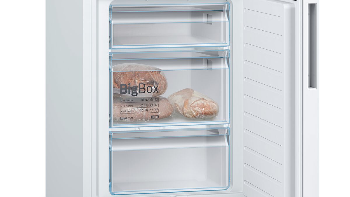 Series 6 Free-standing fridge-freezer with freezer at bottom 186 x 60 cm White KGE36AWCA KGE36AWCA-6