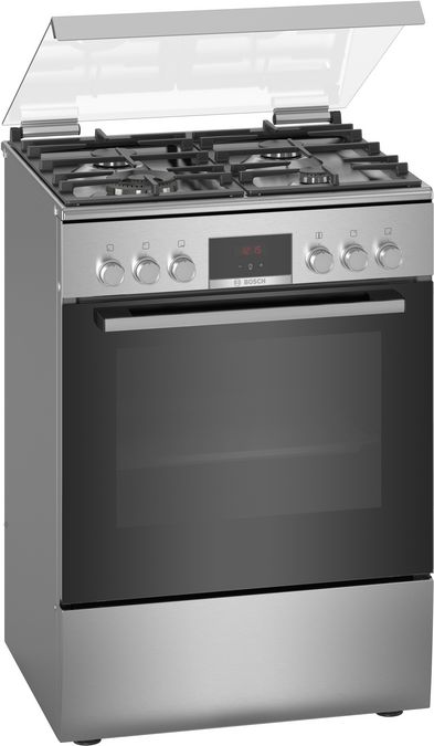 Series 6 Freestanding dual fuel cooker Stainless steel HXR390I50K HXR390I50K-1