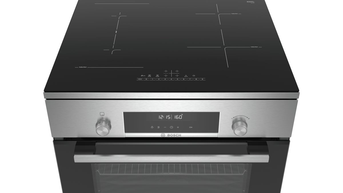 Series 6 Freestanding induction cooker Stainless steel HLS79R350A HLS79R350A-2