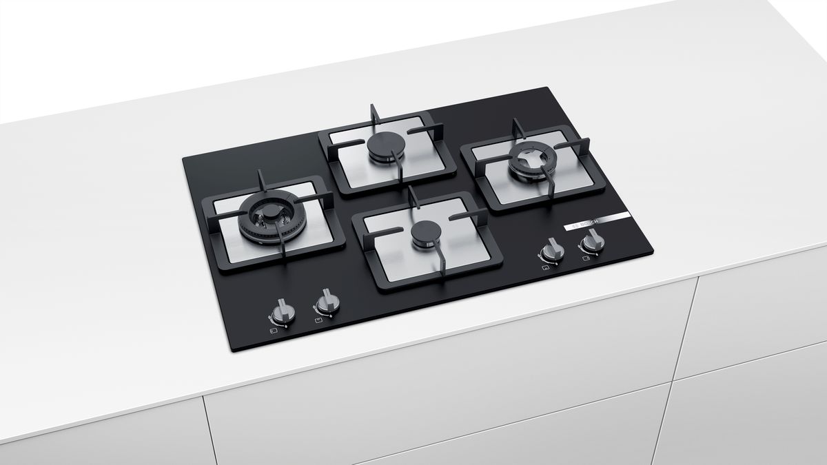 Series 4 Gas hob 75 cm Tempered glass, Black PPI7S6F20I PPI7S6F20I-10