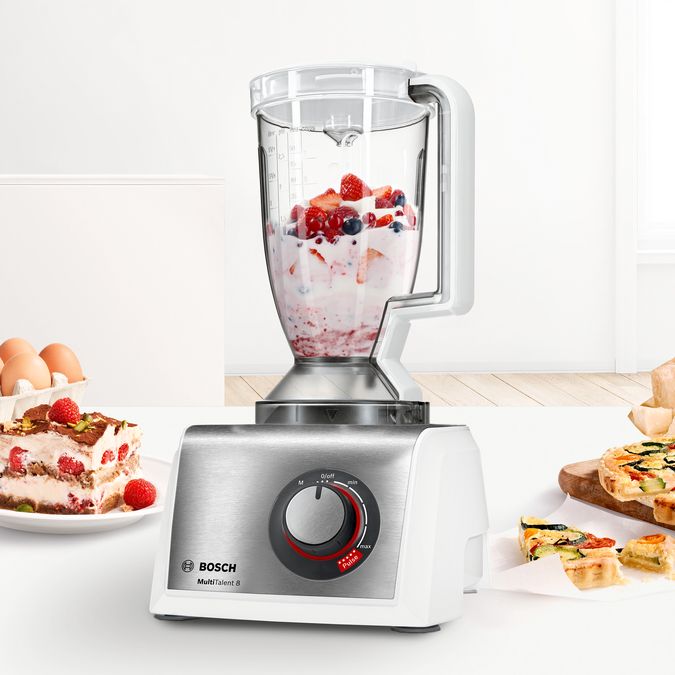 Food processor MultiTalent 8 1200 W White, Brushed stainless steel MC812S734G MC812S734G-5